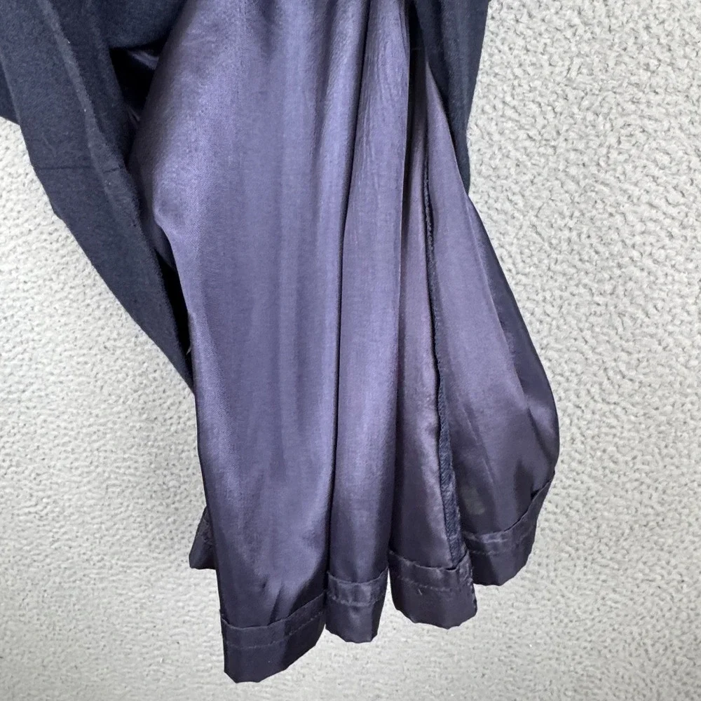 VTG Personal Skirt Womens 12 Blue Wool USA Made Minimalist Basic Capsule Classic - Picture 5 of 12